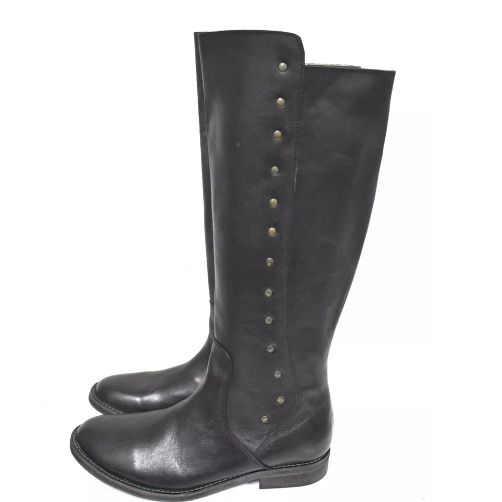 ‘Fallen Black Glove’ Leather Boots by Bed Stu